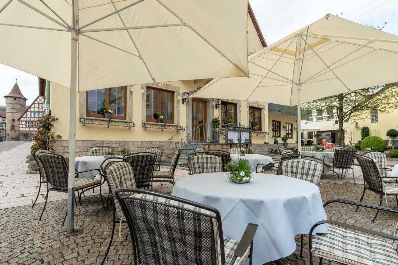 Hotel Gasthof Krone Niederstetten Extérieur photo